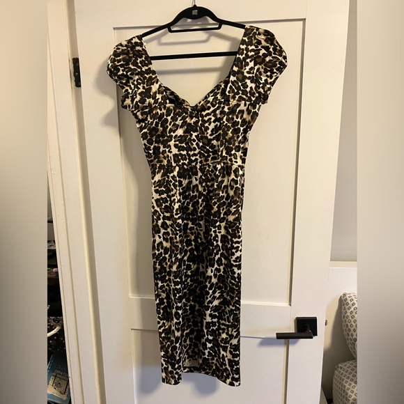 Pinup Leopard Rockabilly Stop Staring Clothing dress. Wiggle Dress! - Picture 3 of 5